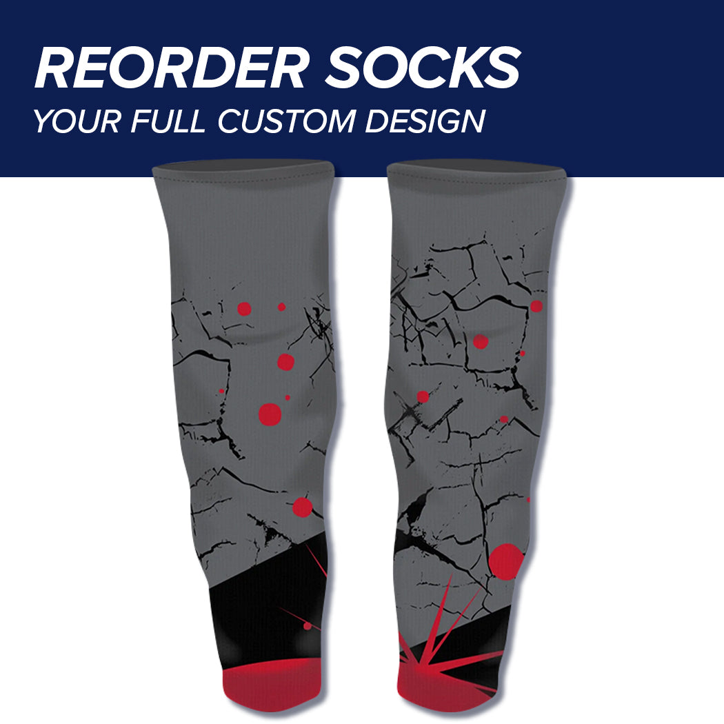 Sublimated Hockey Socks -  Reorder